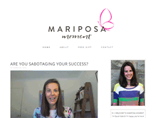 Tablet Screenshot of mariposamoment.com